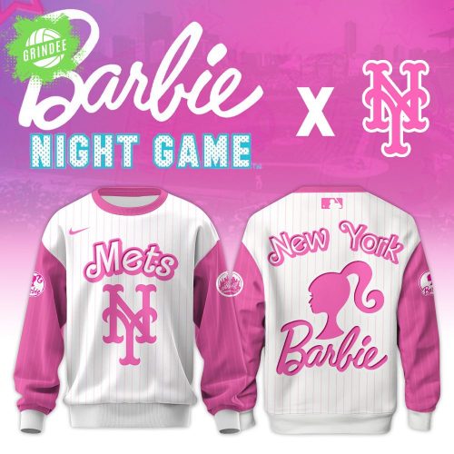 New York Mets x Barbie Night Game Sweatshirt 2025 Limited Edition