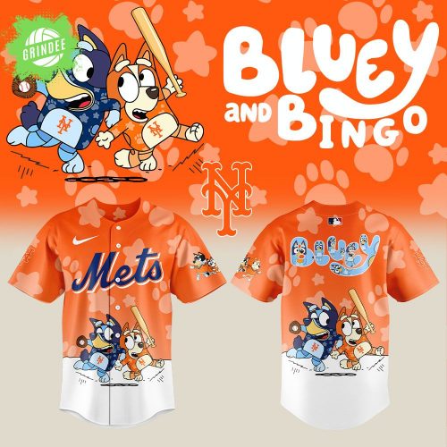 New York Mets x Bluey and Bingo Baseball Jersey Limited Edition