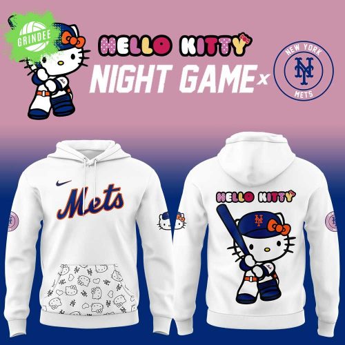 New York Mets x Hello Kitty Night Game Hoodie Limited Edition 2025