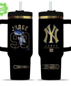 New York Yankees Baseball 40oz Tumbler “99 Judge” Black Version