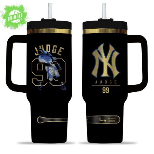 New York Yankees Baseball 40oz Tumbler “99 Judge” Black Version