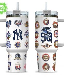 New York Yankees Baseball 40oz Tumbler “99 Judge” Edition