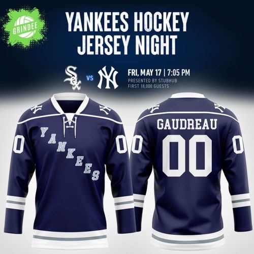 New York Yankees X 2025 Friday Night Hockey Jersey Limited Edition (May 17)