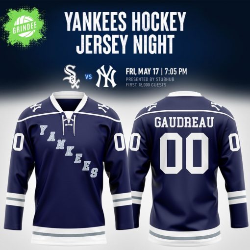 New York Yankees X 2025 Friday Night Hockey Jersey Limited Edition (May 17)