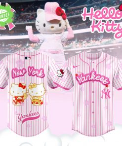 New York Yankees X Hello Kitty Night Girls’ Day Baseball Jersey 2025