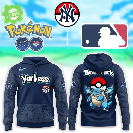 New York Yankees x Pokémon Go Blastoise Hoodie MLB Game Day Special