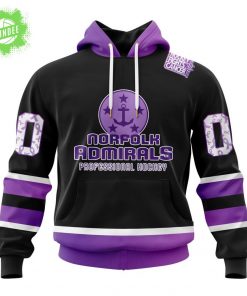 Norfolk Admirals Cancer Awareness Team Edition Hoodie 2025