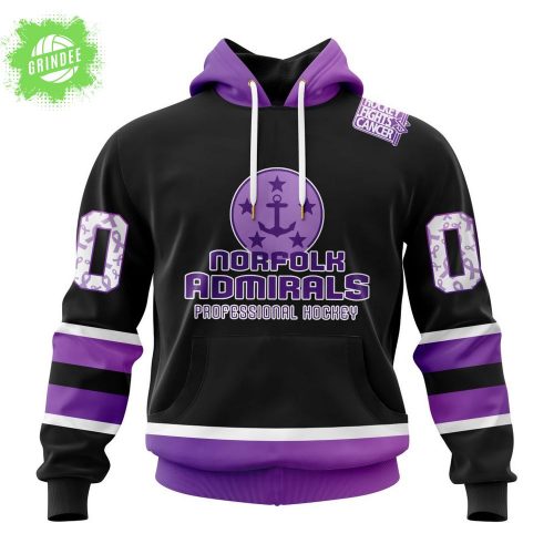 Norfolk Admirals Cancer Awareness Team Edition Hoodie 2025