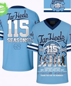 North Carolina Tar Heels 115 Seasons Football Jersey 2025 Limited Edition