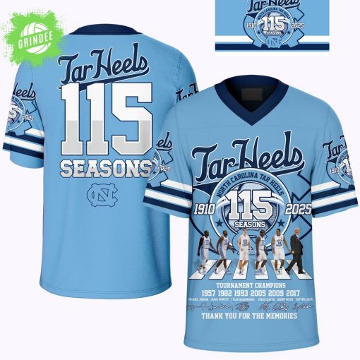 North Carolina Tar Heels 115 Seasons Football Jersey 2025 Limited Edition
