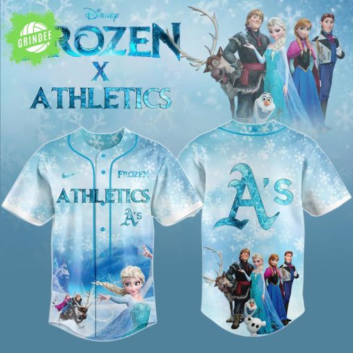 Oakland Athletics MLB x Frozen Jersey – Special Edition Baseball Apparel