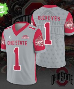 Ohio State Buckeyes Football 3D Football Jersey Limited Edition