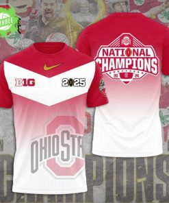 Ohio State Buckeyes Football 3D T-Shirt New Design