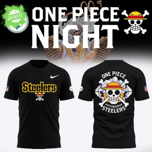 One Piece x Pittsburgh Steelers Limited Edition T-Shirt – Anime Football Merch