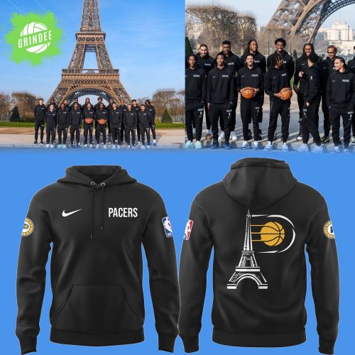 Pacers Basketball 2025 Nike Limited Edition Black Hoodie