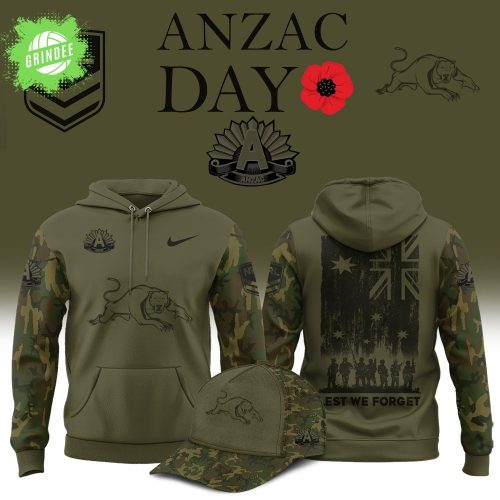 Penrith Panthers 2025 ANZAC Day Hoodie