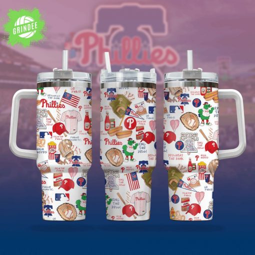 Philadelphia Baseball Funny Limited Design 40oz Tumbler