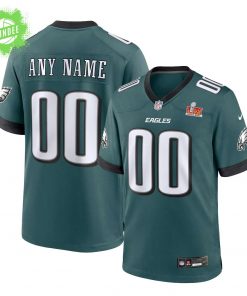 Philadelphia Eagles 2025 Custom Jersey – Name & Number Edition
