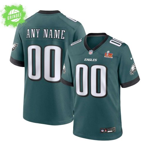 Philadelphia Eagles 2025 Custom Jersey – Name & Number Edition