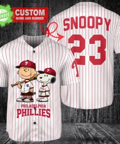 Philadelphia Phillies Peanuts Snoopy Baseball Jersey – MLB x Peanuts Collab