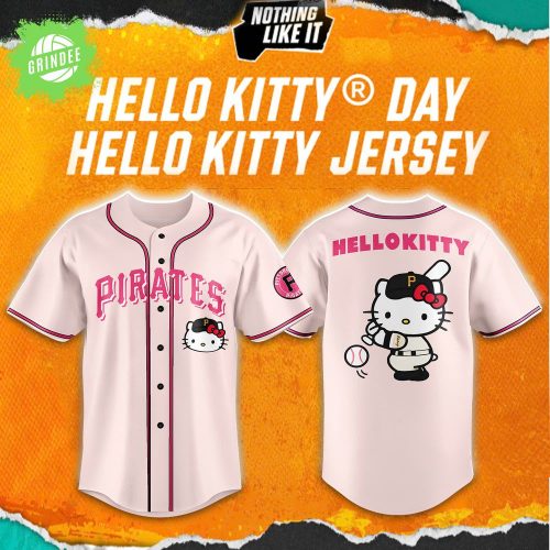 Pittsburgh Pirates X Hello Kitty Baseball Jersey 2025 Fan Edition