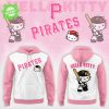 Pittsburgh Pirates X Hello Kitty Black Hoodie 2025 New Release