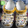 Pittsburgh Steelers “Here We Go” Clogs Shoes Limited Edition