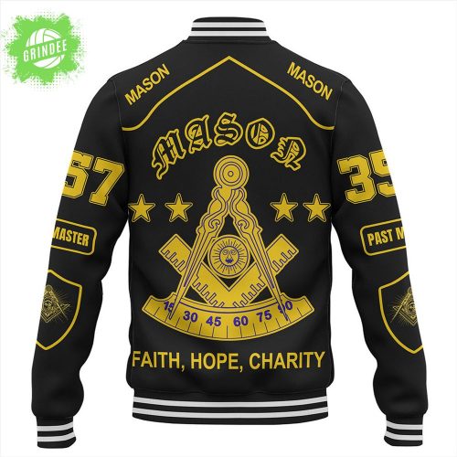 Prince Hall Freemasonry Masonic Baseball Jacket Past Master Brotherhood Limited Edition