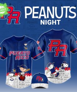 Puerto Rico Baseball x Peanuts Night Game Jersey 2025 Limited Edition