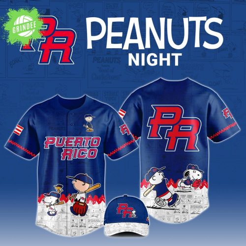 Puerto Rico Baseball x Peanuts Night Game Jersey 2025 Limited Edition