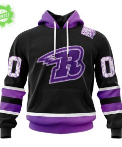 Rapid City Rush Hockey Fights Cancer Limited Edition Hoodie 2025