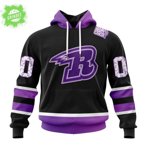 Rapid City Rush Hockey Fights Cancer Limited Edition Hoodie 2025