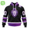 South Carolina Stingrays Hockey Fights Cancer Support Hoodie 2025