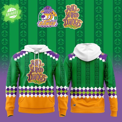 Roanoke Dawgs Mardi Gras Hoodie Limited Edition 2025