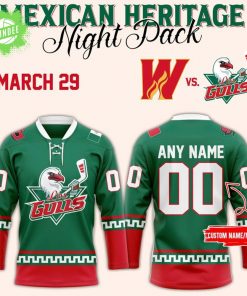 San Diego Gulls Mexican Heritage Night Hockey Jersey 2025 – Special NHL Gear