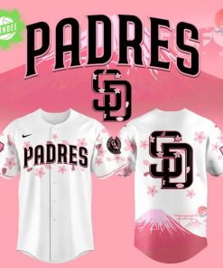 San Diego Padres Cherry Blossom Baseball Jersey Special Edition