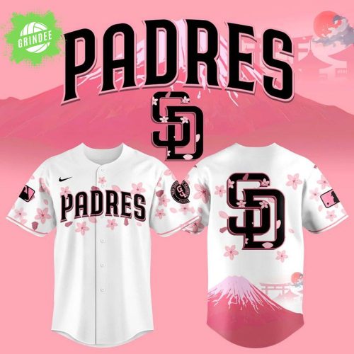 San Diego Padres Cherry Blossom Baseball Jersey Special Edition