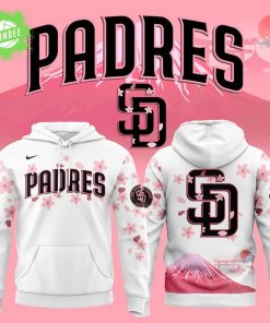 San Diego Padres Cherry Blossom Hoodie Limited Edition Baseball Fans