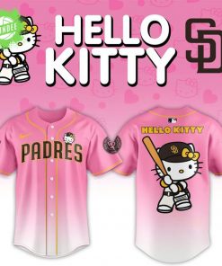 San Diego Padres Hello Kitty Night Baseball Jersey MLB Collab