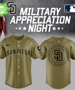 San Diego Padres Military Appreciation Night Baseball Jersey 2025 Limited