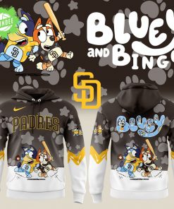 San Diego Padres x Bluey and Bingo Brown Hoodie 2025