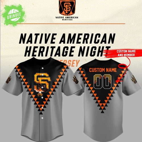 San Francisco Giants National American Heritage Night baseball jersey