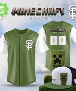 San Francisco Giants X Minecraft Movie Baseball Jersey 2025 Limited Edition