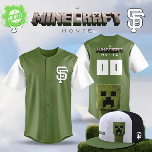 San Francisco Giants X Minecraft Movie Baseball Jersey 2025 Limited Edition