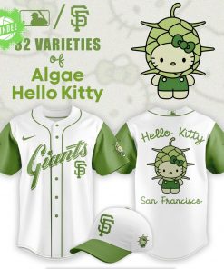 San Francisco Giants x 32 Algae Hello Kitty Baseball Jersey 2025