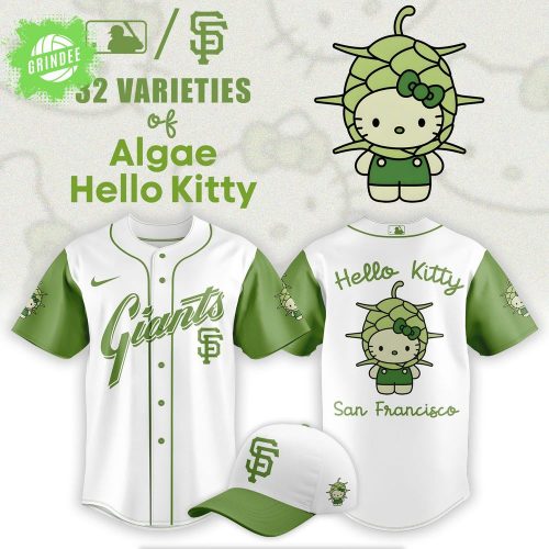 San Francisco Giants x 32 Algae Hello Kitty Baseball Jersey 2025