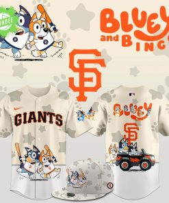 San Francisco Giants x Bluey and Bingo Baseball Jersey 2025