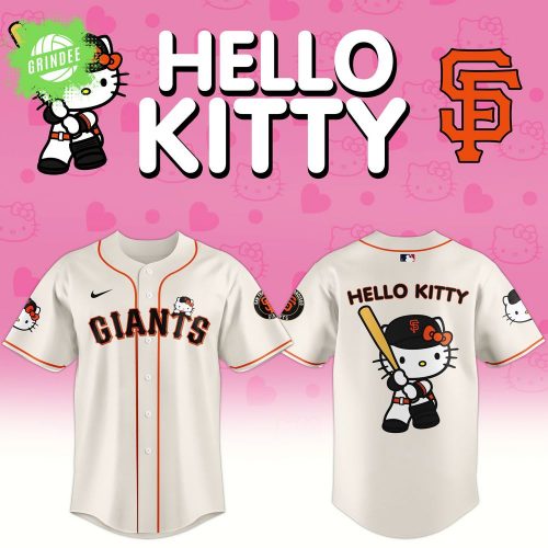 San Francisco Giants x Hello Kitty Night Baseball Jersey 2025 Limited Edition