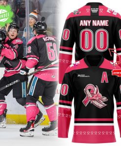 San Jose Barracuda Pink in the Rink Jersey – Limited Edition