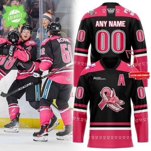 San Jose Barracuda Pink in the Rink Jersey – Limited Edition